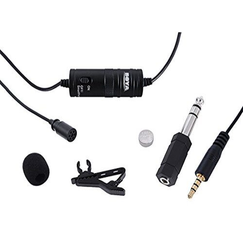 Boya M1 AMicrophone with 20ft Audio Cable (Black)